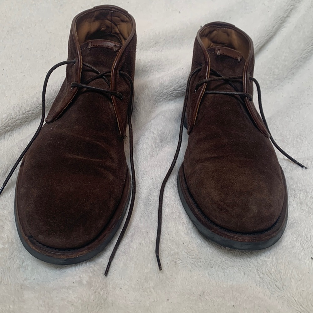 Suede Chukka Boots Aquatalia Italian Made Size 8.5